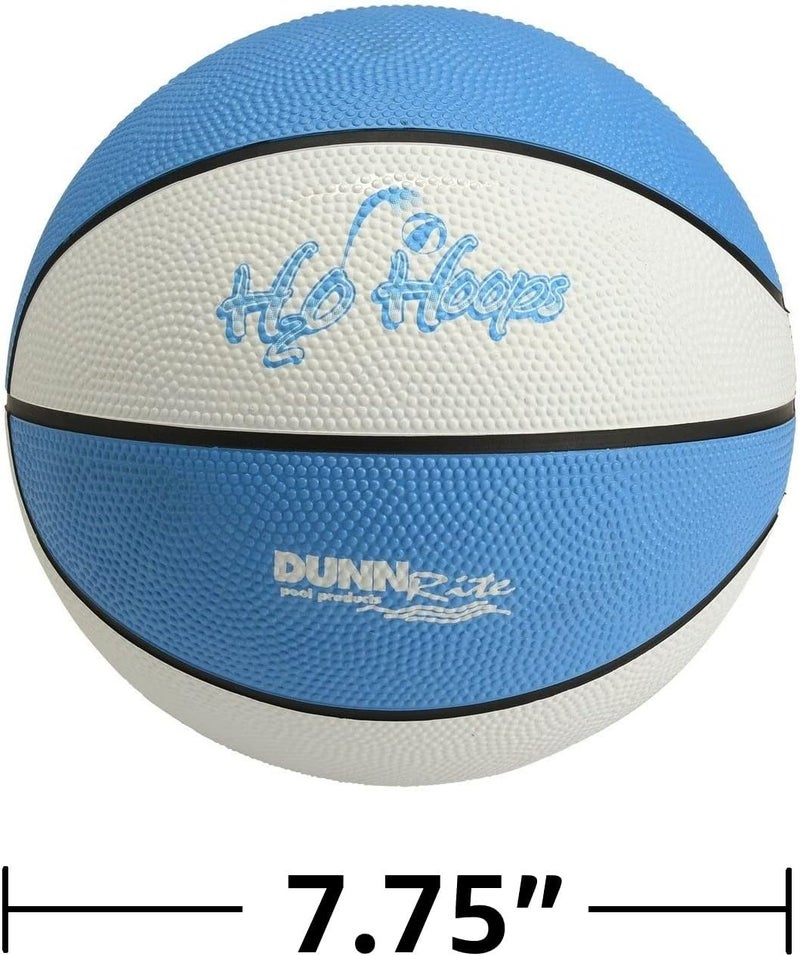 DUNNRite Products 7.75" Diameter H2O Hoops Midsize Blue B140 Pool and Lake Water Basketball, Waterproof - Image 3